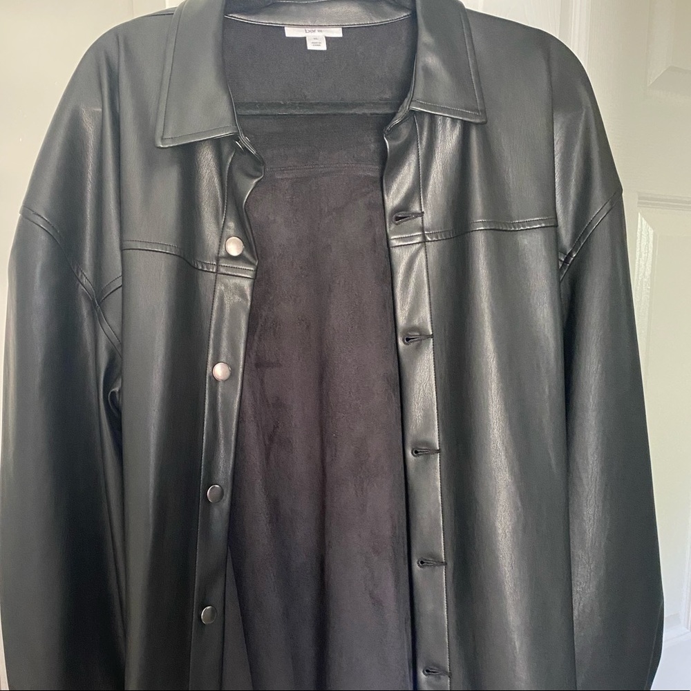 Nordstrom- Bar lll black and suade jacket